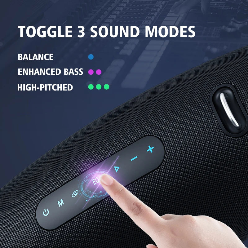 S67 Wireless Speaker Withshoulder Strap,Outdoor,Waterproof,Portable Speaker with Loud Stero and Booming Bass,40H Playtime