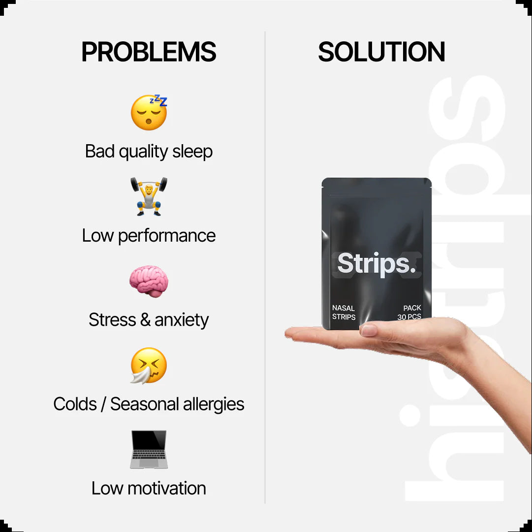 Black Nasal Strips